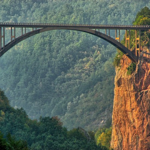 Черногория: Мост Джуржевича, каньон реки Тара