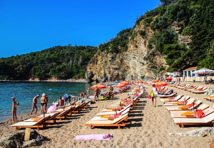 Могрен пляж в Черногории