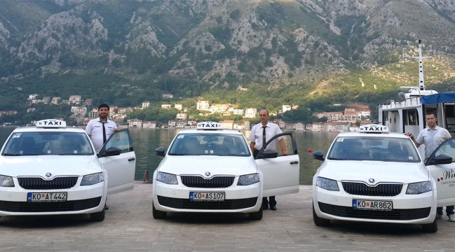 Такси по Черногории
