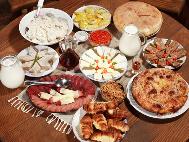 Рождественская еда в Черногории
